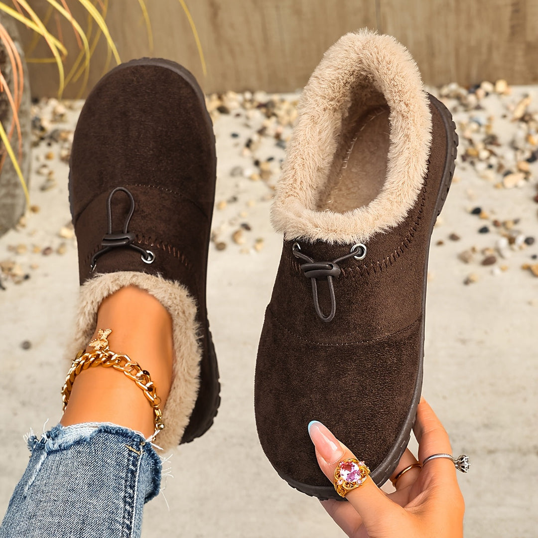 Tilda – Gefütterter Winterschuh mit Schnellschnürung & weicher Sohle
