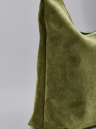Suede Daily Leather Tote