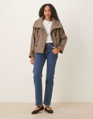 GENESIS | Jacke mit Stehkragen und Knopfleiste