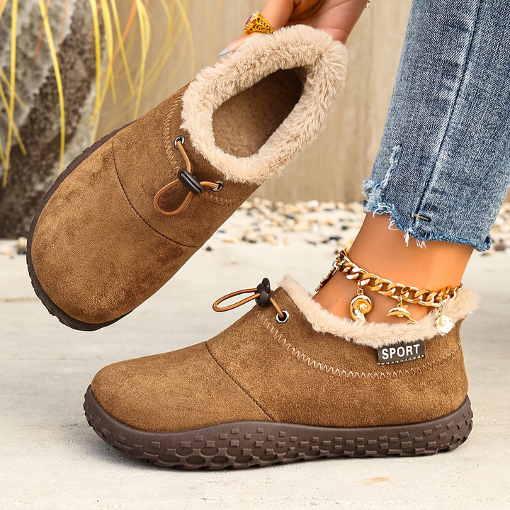Tilda – Gefütterter Winterschuh mit Schnellschnürung & weicher Sohle