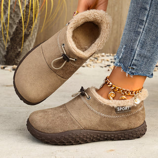 Tilda – Gefütterter Winterschuh mit Schnellschnürung & weicher Sohle
