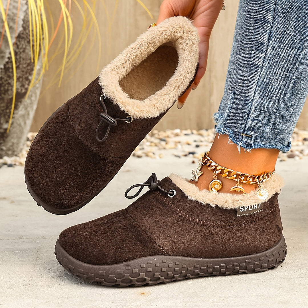 Tilda – Gefütterter Winterschuh mit Schnellschnürung & weicher Sohle