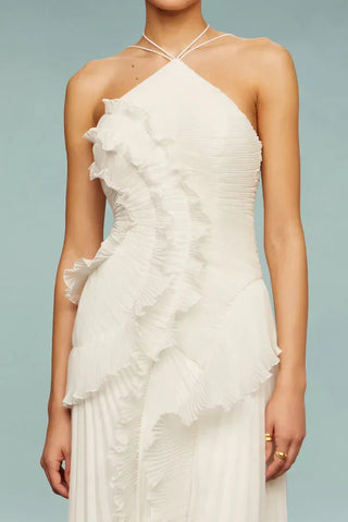 LIYANA | Spiral-Rüschenkleid