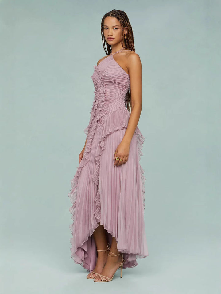 LIYANA | Spiral-Rüschenkleid