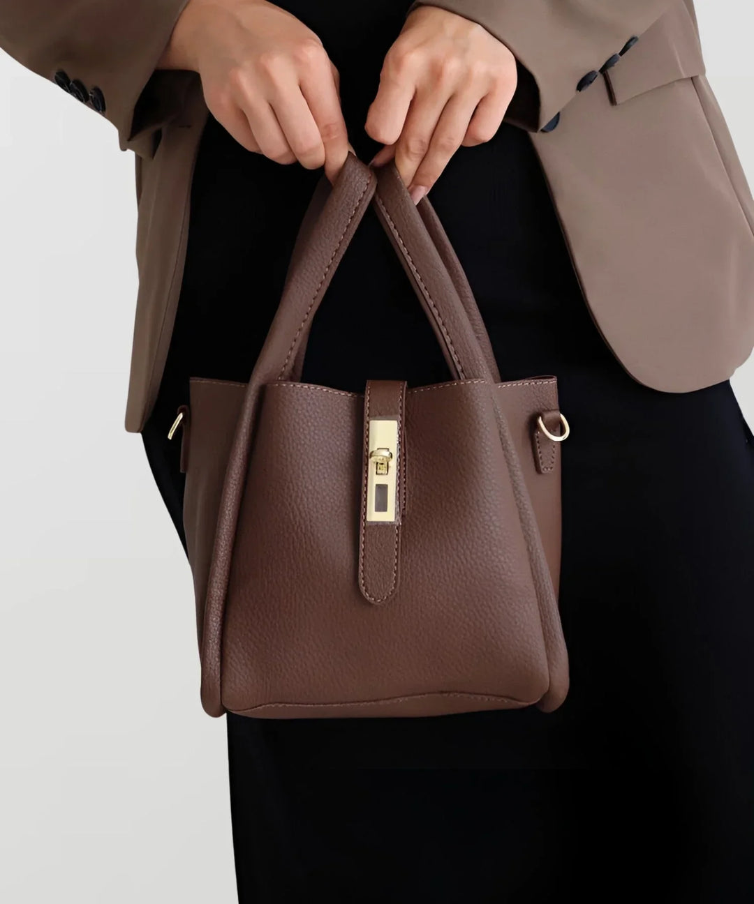 NIKA | Stilvolle Schultertasche mit Klarem Schnitt und Breiten Trägern