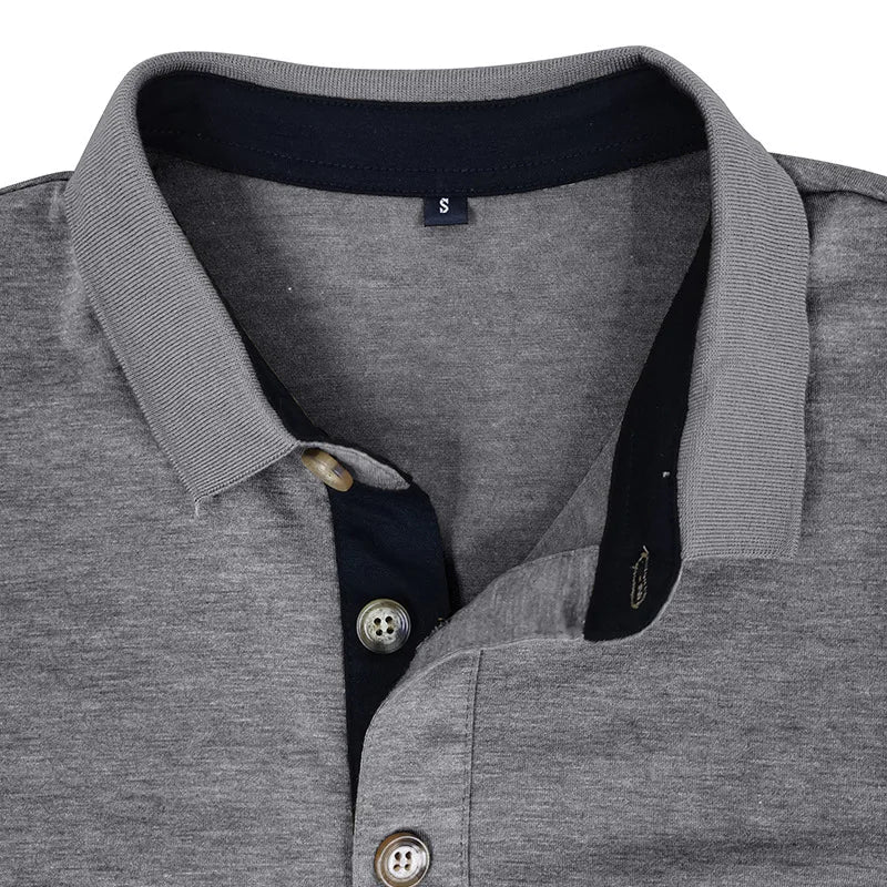Jörg™ | Herren Langarmshirt in Unifarbe
