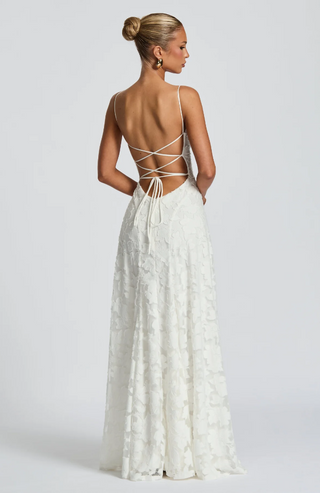 SOFIA | Elegantes Spitzen Maxi Kleid