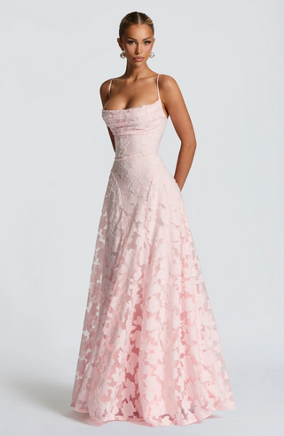 SOFIA | Elegantes Spitzen Maxi Kleid