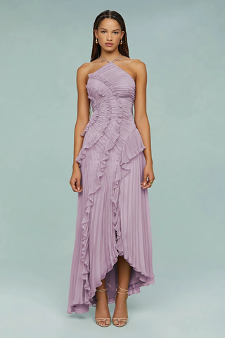 LIYANA | Spiral-Rüschenkleid