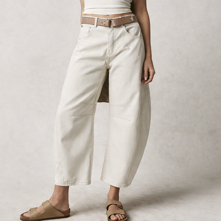Alina | Weite Denim-Hose für Damen