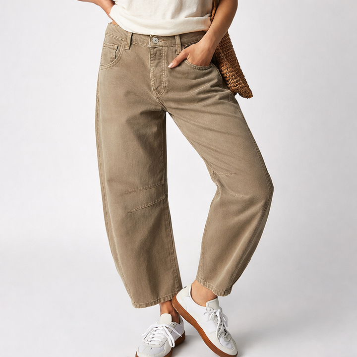 Alina | Weite Denim-Hose für Damen