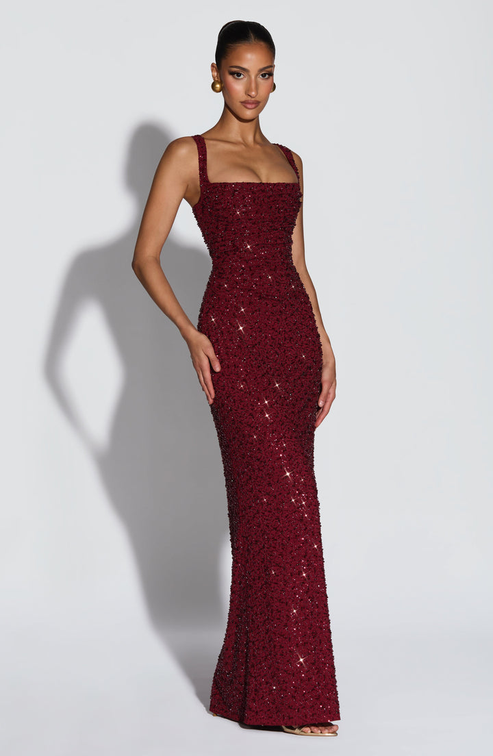ROSALIND | Maxikleid mit Eckigem Ausschnitt