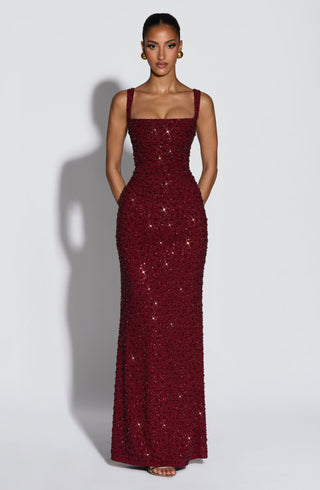 ROSALIND | Maxikleid mit Eckigem Ausschnitt