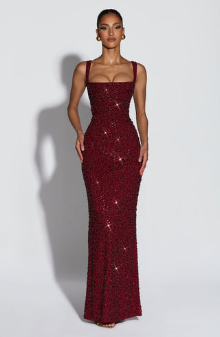 ROSALIND | Maxikleid mit Eckigem Ausschnitt