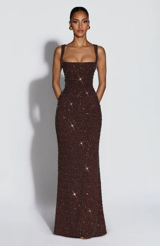 ROSALIND | Maxikleid mit Eckigem Ausschnitt