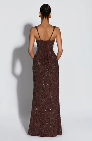 ROSALIND | Maxikleid mit Eckigem Ausschnitt