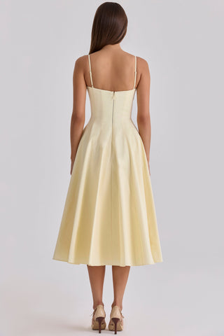 JASMYN | Fließendes Midikleid