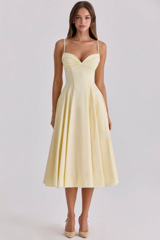 JASMYN | Fließendes Midikleid