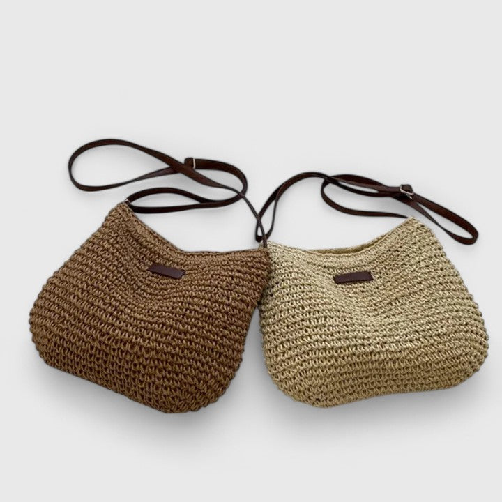 KATHY | Minimalistische Geflochtene Strohtasche