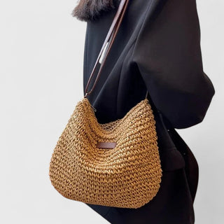 KATHY | Minimalistische Geflochtene Strohtasche
