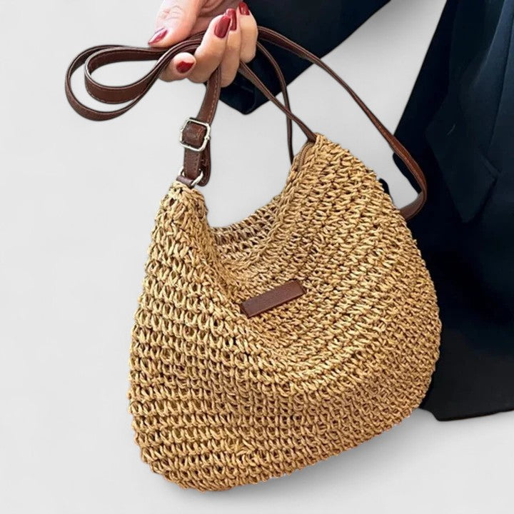 KATHY | Minimalistische Geflochtene Strohtasche