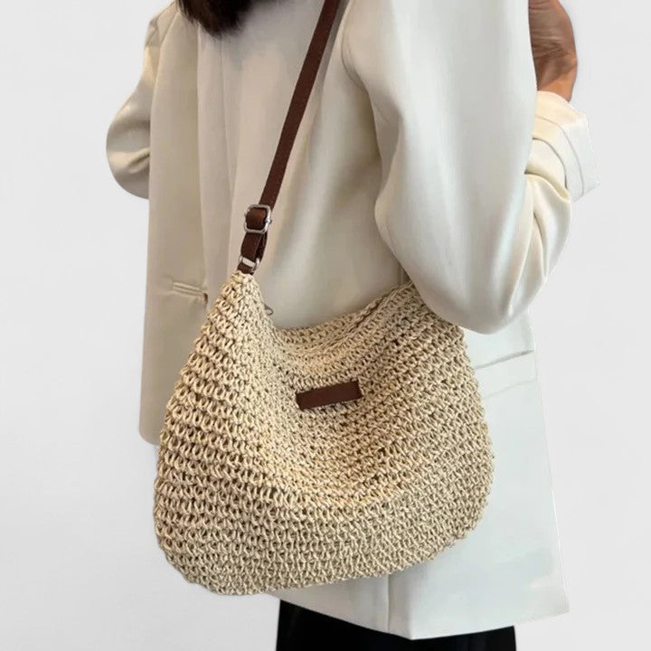 KATHY | Minimalistische Geflochtene Strohtasche