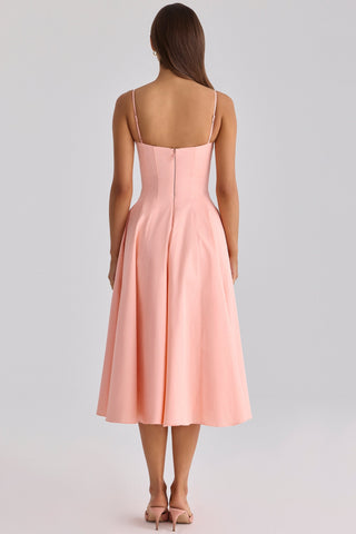 JASMYN | Fließendes Midikleid