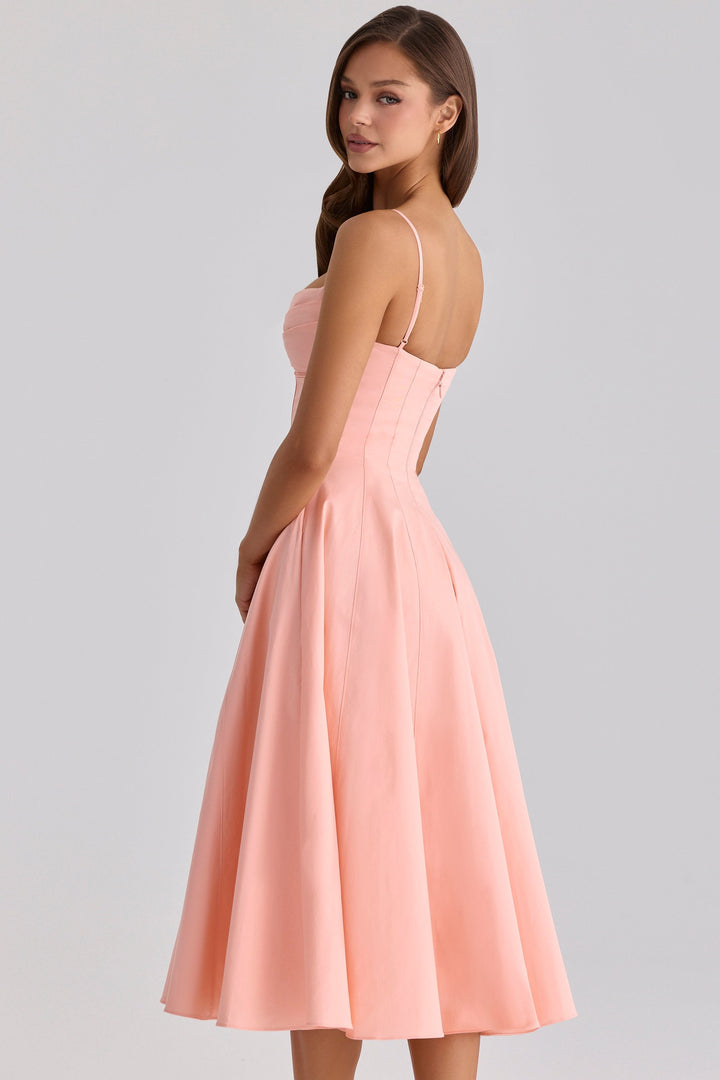 JASMYN | Fließendes Midikleid