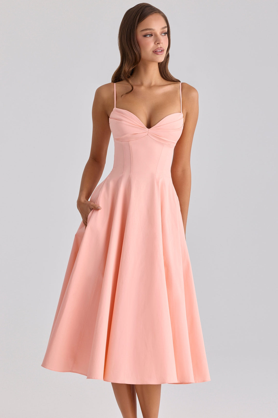 JASMYN | Fließendes Midikleid