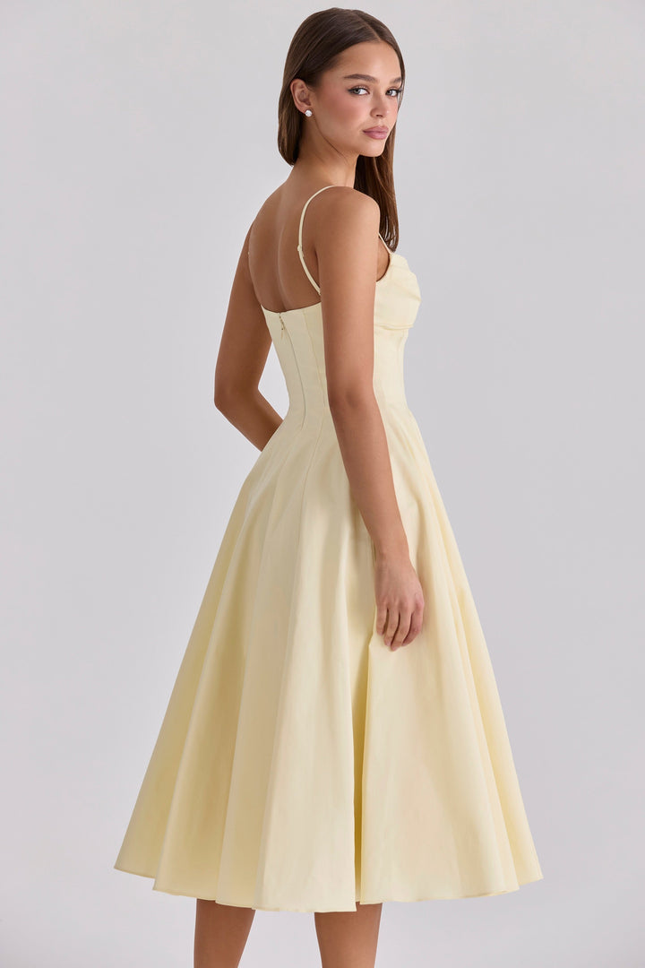 JASMYN | Fließendes Midikleid