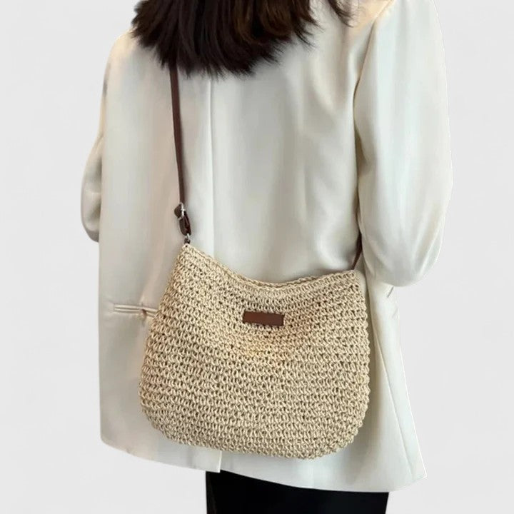 KATHY | Minimalistische Geflochtene Strohtasche